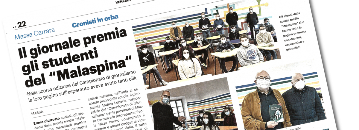 Premio ai giornalisti della Malaspina