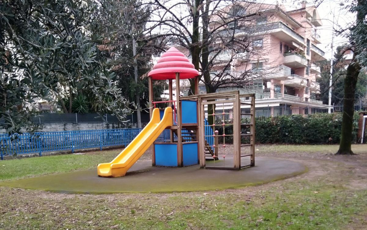 Il giardino attrezzato della Scuolad dell'Infanzia "La Salle"