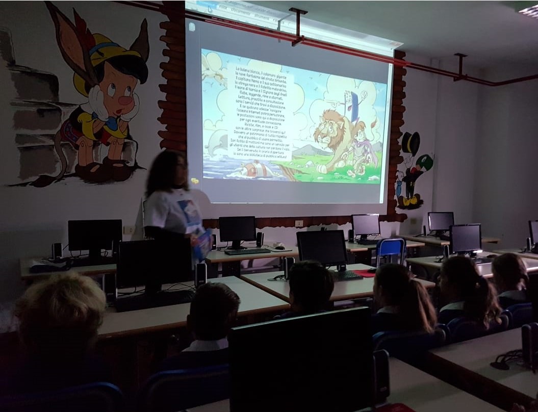 L'aula di informatica