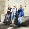 Le professoresse Maria Riccarda Panighini, Daniela Del Sarto e Gabriella D'Onofrio