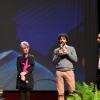 Nadia Toffo con Novella Calligaris, Damiano Tommasi e Khalid Chaouki