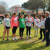 Le cadette prima del via