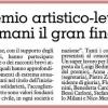 Articolo della stampa locale