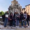 In Piazza del Popolo a Cesena con il professor Guidotti