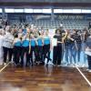 Le nostre ragazze della gymnaestrada con le professoresse Anna Barone, Francesca Tonelli e Alessandra Germani Le nostre ragazze della gymnaestrada con le professoresse Anna Barone, Francesca Tonelli e Alessandra Germani