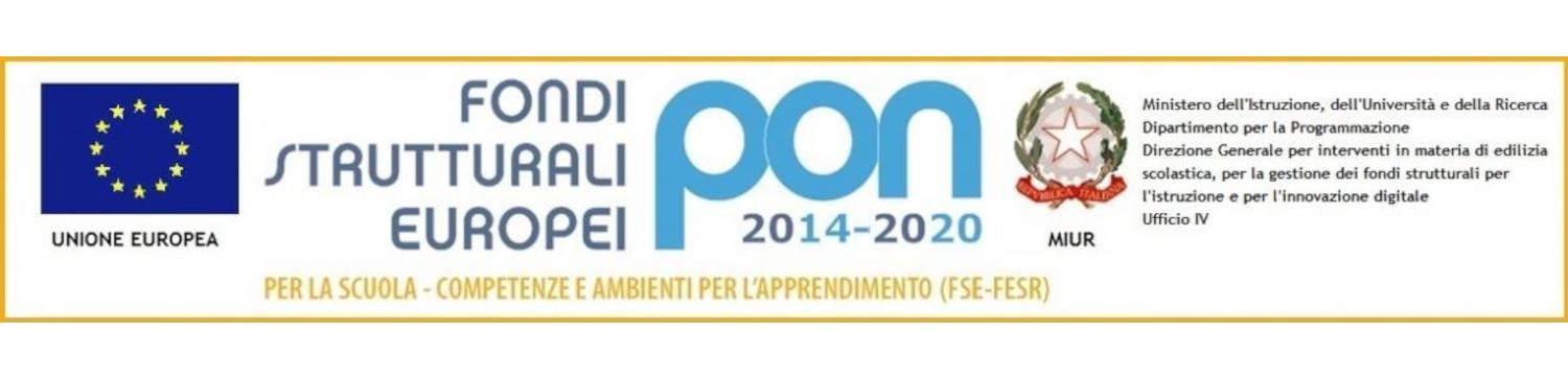 PON - Fondi strutturali europei 2014-2020 PON - Fondi strutturali europei 2014-2020